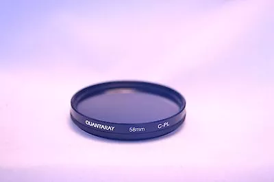 Quantaray 58 mm Cir. Polarizer Screw-In Filter Made in Japan (R-111) - Image 1 of 2