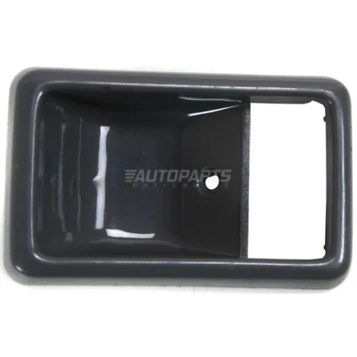 Nueva moldura de manija de puerta interior delantera izquierda o derecha gris para camioneta Toyota 84-89 Foto 1 de 4