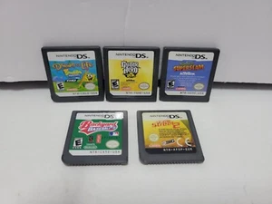 Lot of 4 Drawn SpongeBob Guitar Hero Shrek Baseball FIFA Street Nintendo DS - Picture 1 of 3