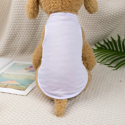 Linda Mascota Perro Gato Ropa Verano Cachorro Camiseta Ropa Perros Pequeños Chihuahua Chaleco Foto 1 de 4