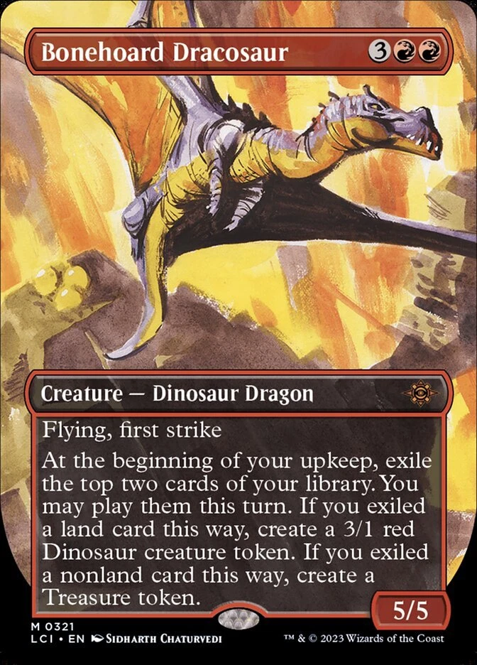 MTG Bonehoard Dracosaur (321/491) The Lost Caverns of Ixalan LP - Image 1 of 1