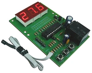 12V Digital Temperature Control 0˚ to 99˚C PC FAN Kit [ Assembled Kit ] - Picture 1 of 1