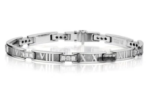 Tiffany & Co. Atlas Bracelet in 18KT White Gold 1.50 ctw Tiffany & Co - Picture 1 of 5
