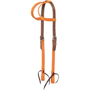 New! Tough-1 Premium DOUBLE EAR HYBRID HEADSTALL w/ Buckle 3 COLORS! - Picture 1 of 4