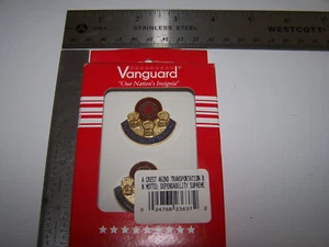 UNITED STATES ARMY UNIT CREST 462 ND TRANSPORTATION " DEPENDABILLTY SUPREME" NIB - Picture 1 of 2