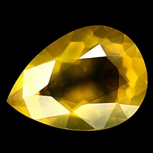 Shola Genuine 11.00 Ct Natural Yellow Fire Opal from Mexico - Picture 1 of 3
