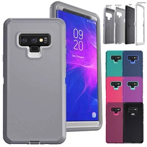 For Samsung Galaxy Note 9 Heavy Duty Rubber Case Hybrid Protective Phone Cover - Picture 1 of 54