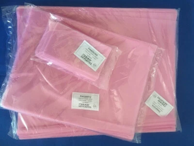 Bolsas de polietileno abiertas planas antiestáticas rosa libre de aminas 2 mil Elkay SSD HD Foto 1 de 2