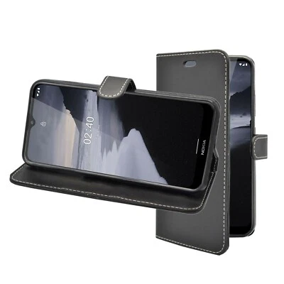 For Nokia 2.4 Phone Case Wallet Flip PU Leather Kickstand Card Holder Cover - Image 1 of 4