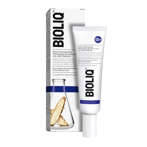 Bioliq 55+ Intensive lifting cream for the skin of eyes, lips, neck and neckline - Image 1 of 1