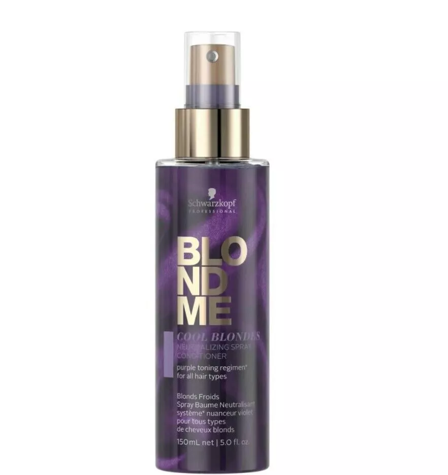 Schwarzkopf BlondMe Cool Blondes Neutralizing Spray Conditioner 5 oz  (NEW) - Image 1 of 1