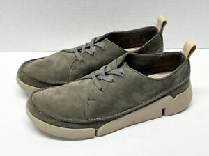 Clarks Trigenic Tri Clara Sage Women's 6 Nubuck Comfort Shoes Oxford