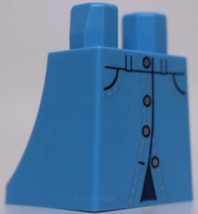Lego Medium Blue Lower Body Skirt with Belt Loops Pockets Stitching and Buttons - Picture 1 of 2