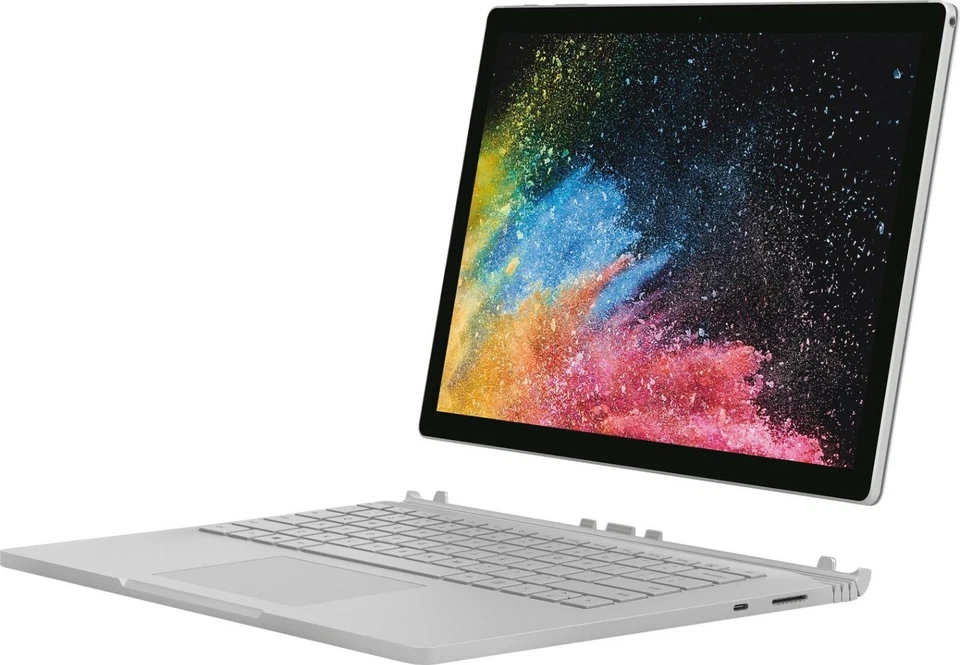 BRAND NEW Microsoft Surface Book 2 13" Intel i5 8GB 256GB Win10 Pro Silver - Image 1 of 4