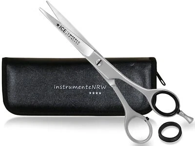 Professional Hair Scissors Barber Shears 6" 15.24cm with Micro Serrated in Case NEW - Image 1 of 4