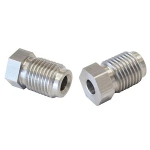 Aeroflow AF364 S/S Inverted Flare Tube Nut 3/16" Hard Line To 3/8" X 24 - Picture 1 of 1