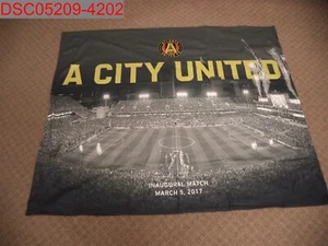 Atlanta United Soccer Season Ticket Holder Gift Blanket Inaugural Game 2017 OS - Picture 1 of 4