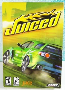 Juiced PC 3 CD ROM Racing Game Extremely Rare THQ Small Box Complete 2005 - Picture 1 of 6