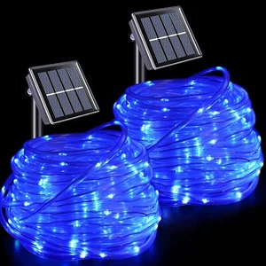 2PACK LED Solar Power String Fairy Lights Garden Outdoor Party Christmas Lamp US - Picture 1 of 24