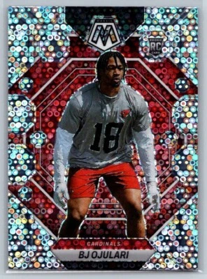 2023 Panini Mosaic No Huddle Silver Disco Rookie BJ Ojulari - Image 1 of 2