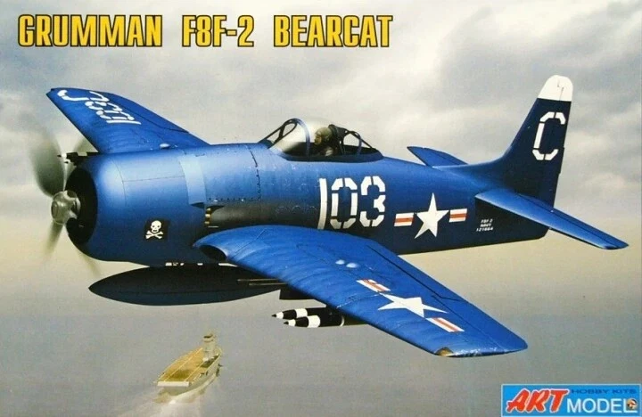 Modello ART7201 - 1/72 Grumman F8F-2 BEARCAT USAF Portaerei - Nuovo - Immagine 1 di 1