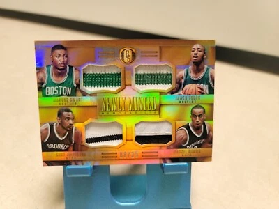 2014-15 Золотой стандарт недавно отчеканенный RC Quad нашивка Smart молодой коричневый Джефферсон /25 - Изображение 1 из 4