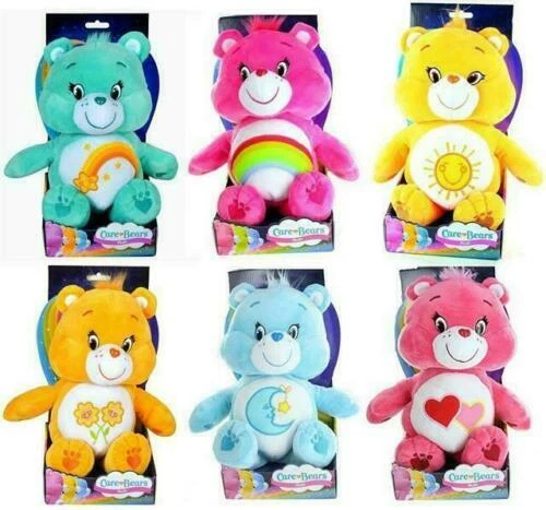CARE BEARS 12" Plüsch-Teddy - Spaß, Freund, Jubel, Liebe - viel, Wunsch, Schlafenszeit