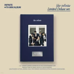 INFINITE 8th Mini Album LIKE INFINITE Limited Deluxe Ver. CD+Book+P.Card+Sticker - Foto 1 di 5