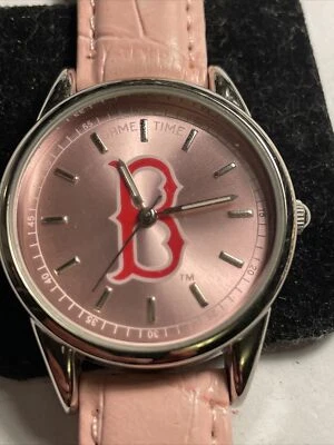 vintage 90’s light pink Boston Red Sox wristwatch - Image 1 of 4