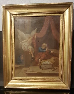 HST JOSEPH DÉSIRÉ AUBERT XIXÈME PEINTRE NORMAND HONFLEUR - Photo 1/4