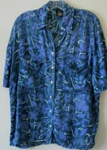 Blusa Top PRINCIPLES LOOK EAST Años 90 Púrpura Gris Floral Festival Talla 14 - Imagen 1 de 7