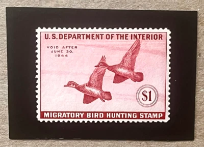 U.S. #RW10 VF NH.     Catalog $120.00 - Image 1 of 2