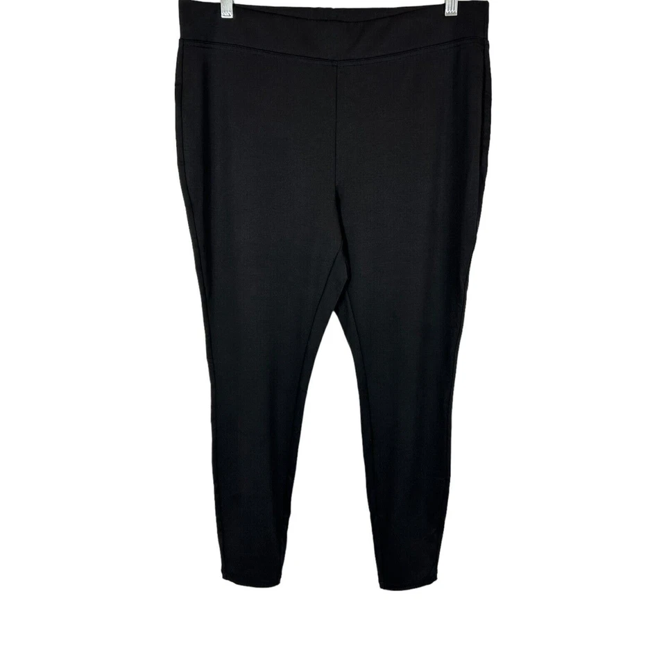 Leggings estribo tejido elástico Isaac Mizrahi Petite para mujer talla PM Foto 1 de 2