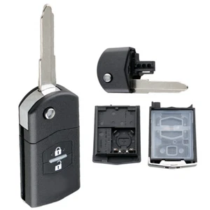 2 Buttons Car Key Remote Control Fit for Mazda 2 3 5 6 BT50 CX-5 CX-7 CX-9 RX8 - Picture 1 of 8