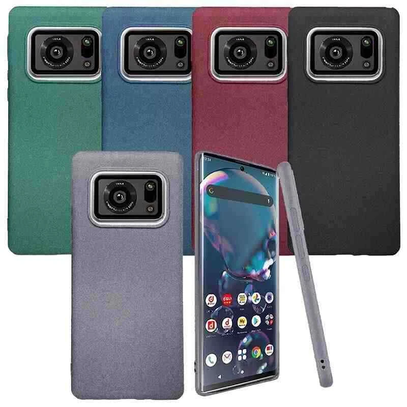 Funda protectora de plástico suave mate arenisca de lujo para Sharp Aquos R6 R6G P6  Foto 1 de 1