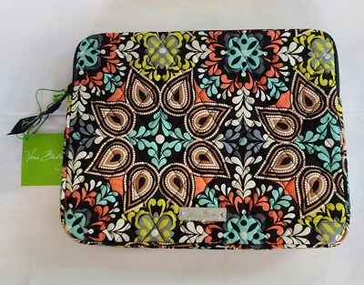 Vera Bradley Sierra Tablet eReader Sleeve 10.25x8.25 Padded Zippered Pouch N43 - Image 1 of 4