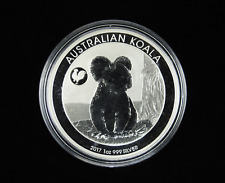 2017 1 oz Silver Coin Australian Koala 999 Fine Ag $1 Australia Rooster Privy