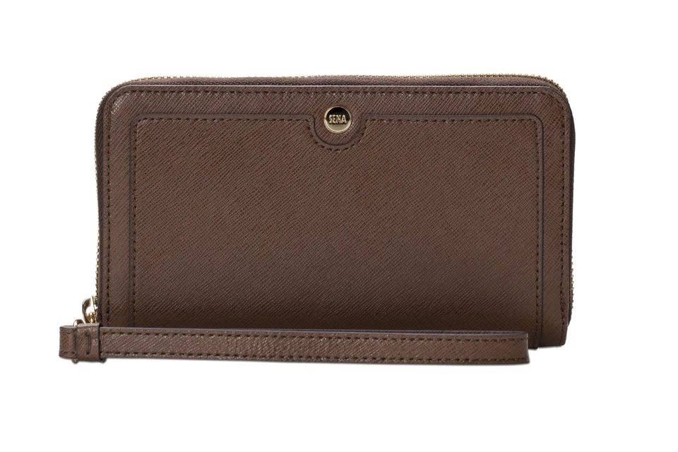 Funda de cuero tipo billetera Sena Universal Ellie con cremallera alrededor para iPhone SE / 7 / 8 Foto 1 de 1