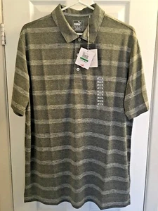 PUMA GOLF HOMBRE POUNCE STRIPE SHORT SLEEVE POLO (Grande) - Imagen 1 de 2