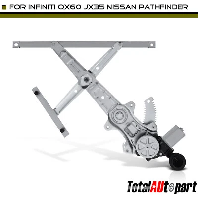 Power Window Regulator for INFINITI JX35 2013 QX60 14-20 Nissan Pathfinder Rear - Image 1 of 4