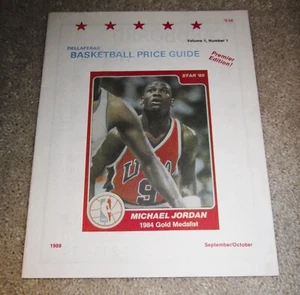 Michael Jordan 1989 Chicago STAR Basketball Card Magazine Program Bulls Carolina - Picture 1 of 5