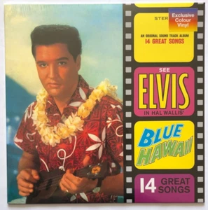 Elvis Prelsey Blue Hawaii Turquoise Vinyl Record New Sealed 0889397050542 - Picture 1 of 8