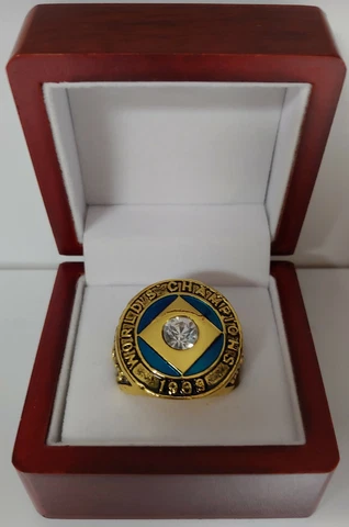 Honus Wagner - 1909 Pittsburgh Pirates World Series Ring With Wooden Display Box Cover