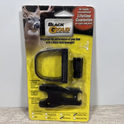 Mira de arco e flecha 3 pinos ouro preto Workhorse destro preto WH3 - Imagem 1 de 4