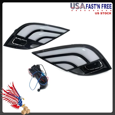 LED DRL Daytime Running Light Fog Lamp 3 Color For 2018-2020 Toyota Camry XSE SE — 第 1/4 张图片