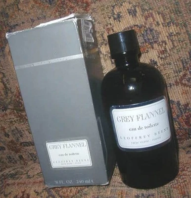 GREY FLANNEL Geoffrey Beene eau de Toilette Cologne Splash w Box Full 8 oz. - Image 1 of 4