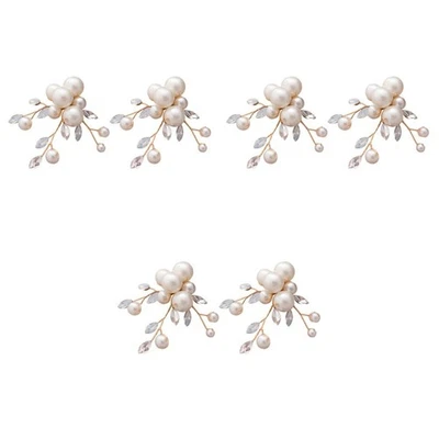 3 Paar Mode Perle Schuhe Schnalle Abnehmbare Schuhe Hochzeitsschuhe - Bild 1 von 4