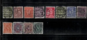 Germany Scott# 138 // 184 used stamp set (1921-22) Scott=$27 - Picture 1 of 1