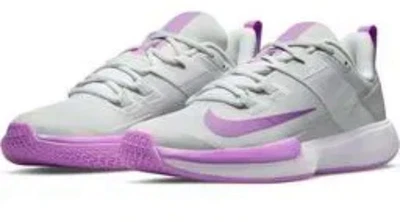 Tenis para cancha dura Nike Vapor Lite para mujer DC3431-024 blanco/púrpura talla 10 Foto 1 de 4