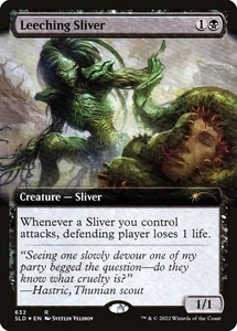 MTG LEECHING SLIVER FOIL EXC - TRAMUTANTE SANGUISUGA - SLD - MAGIC - Picture 1 of 1